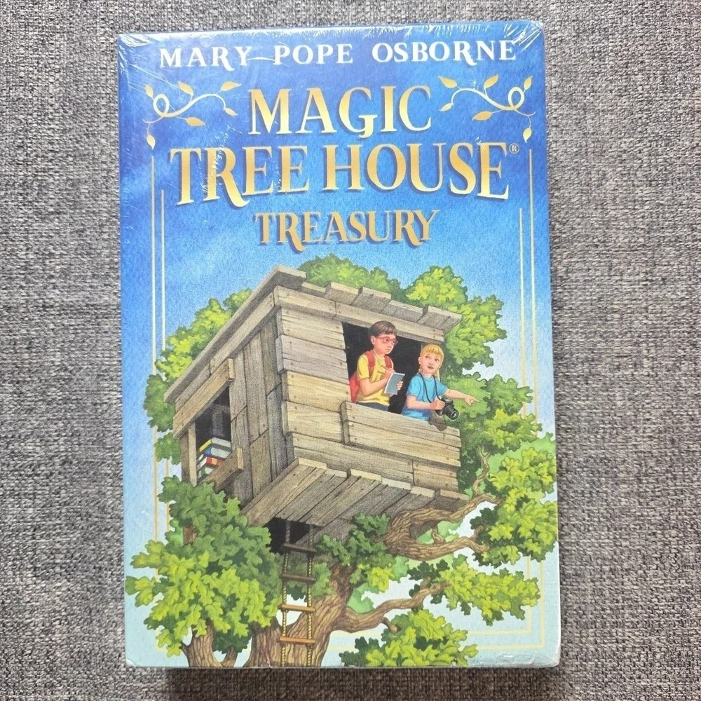 Magic Tree House 1-4 Treasury Boxed Set - by  Mary Pope Osborne